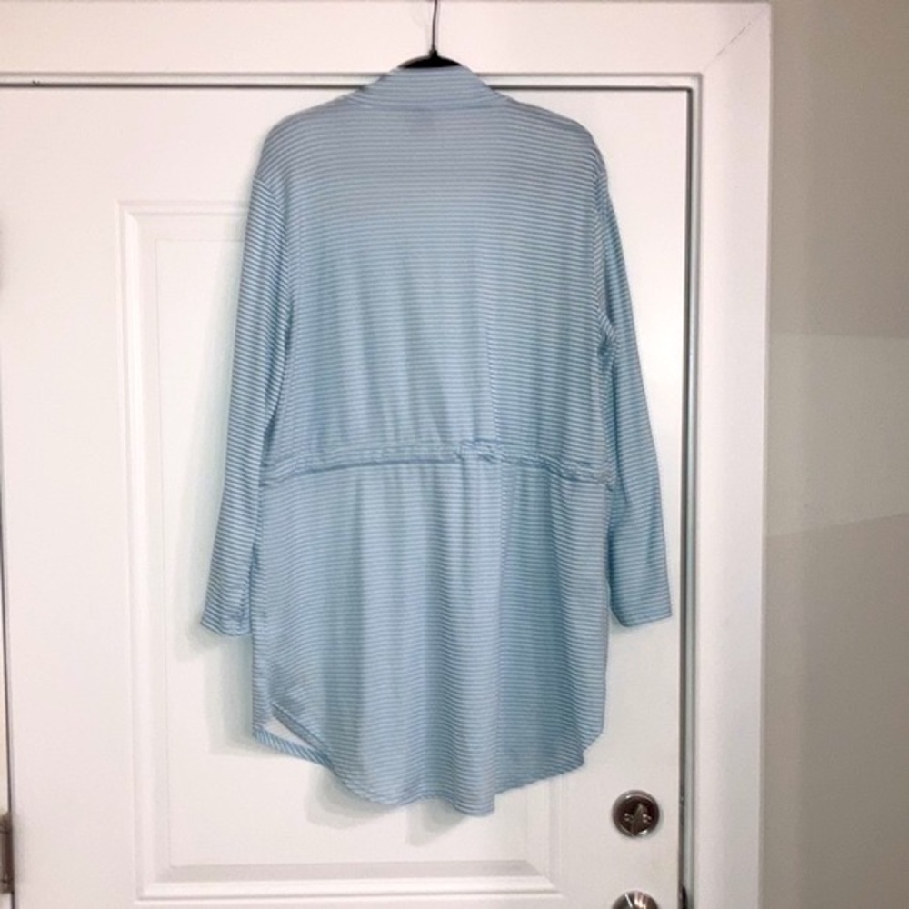 Buttery Soft Striped Robe Size Large - Picture 3 of 4